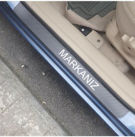 Resim Bmw İx Bağaj Ve Kapı Eşiği Karbon Sticker 5li Set 