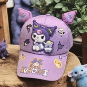 Resim Sanrio 2025 Yeni Sevimli Karikatür Karakter Beyzbol Şapkası - Ayarlanabilir Keten Güneş Şapka, Makinede Yıkanabilir, Mor Yıldızlı Tasarım & Sanrio Karakterleri Kadınlar İçin, Sevgililer Günü Moda Aksesuarı, Sevimli Şapka, Günlük Başlık, Canlı Karakter Tasarımı, Dayanıklı Başlık 