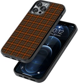 Resim Rustic Plaid Vegie Deri Kılıf 