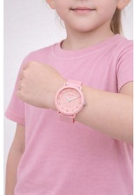 Resim Captiva Analog Suya Dayanıklı Silikon Kordonlu Çoçuk Kol Saati Yeni Moda Şık Tararım Cp.ml.003a3 Pembe 