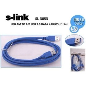 Resim Hello Papana S-Lınk SL-3053 Am To Am USB 3.0 (1.5 Metre) Data Kablosu 
