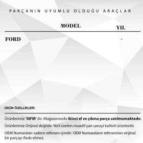 Resim Alpha Auto Part Ford Için Kilometre Motor Kapağı 