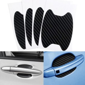 Resim TSC Karbon Kapı Kolu Koruma Yapıştırma 4 Adet 