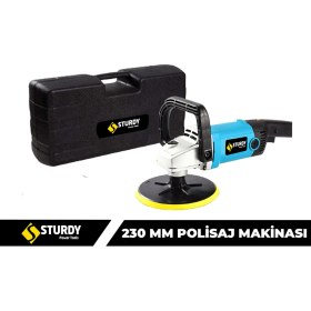 Resim Sturdy 1200 Watt Devir Ayarlı Çantalı Pasta Cila Makinası Polisaj Makinası 