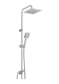 Resim Ar Efes Kolonlu İnce Tepe Duş Seti 102158050 Krom 