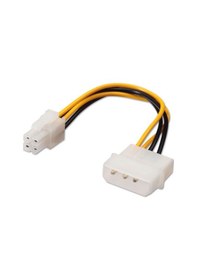 Resim 4 Pin Anakart Kablosu P3 To P4 Power Kablosu 