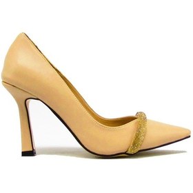 Resim Rajab Rjb7728 Bej Kadın Taşlı Kemer Detaylı Abiye Ayakkabı Bej 