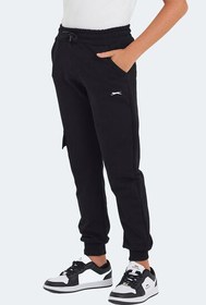 Resim Slazenger LIVE IN Unisex Çocuk Cepli Siyah Eşofman Altı 