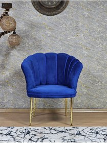 Resim ZAFİR Tekli Gold Kaplama Tel Ayak Papatya Çay Seti Koltuk Takımı , Balkon, Salon, Ofis, Cafe Koltuk Takımı 