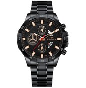 Resim Sones Skmeı 2010 Çok Fonksiyonlu Erkek 50m Su Geçirmez Işıklı Dijital Kol Saati Pembe Altın 