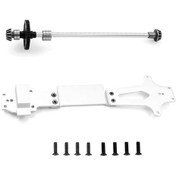 Resim Wltoys 1/14 144001 Araç Yükseltme İçin Alüminyum Orta Şaft Ve Kat Zemin Takımı 