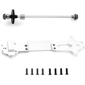 Resim Wltoys 1/14 144001 Araç Yükseltme İçin Alüminyum Orta Şaft Ve Kat Zemin Takımı 