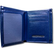 Resim Unisex Dikey Cüzdan Mavi 