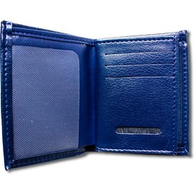 Resim Unisex Dikey Cüzdan Mavi 