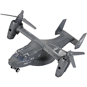 Resim MEGA Sesli ve Işıklı Osprey Askeri Ulaşım Uçağı Gri 