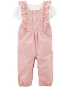Resim Carter's Carters Kız Bebek 2'li Salopet Set 