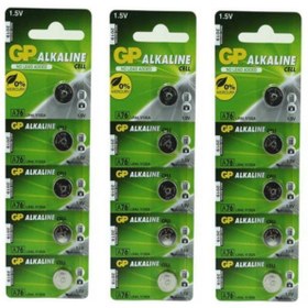 Resim GP 15 Adet Ag13 Alkalin Lr44h A76 Sr44 357 Alkalin Düğme Pil (TERAZİ-SAAT-BASKÜL-GARAJ PİLİ) 
