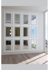 Resim Diecor Dekoratif Boyanabilir 10 Adet 2 Cm Polistren Duvar Çıtası Beyaz 20 X 10 Model:xa159 