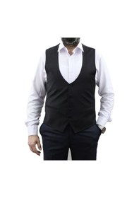 Resim Mentor Regalo Erkek Yelek U Yaka Cepken Siyah 50161 