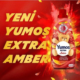 Resim Yumoş Extra Canlı Renkler Amber + Hanımeli + Orkide Çamaşır Yumuşatıcısı 3 x 1440 ML 