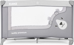 Resim Kanz Teddy Premium Oyun Parkı Ve Park Yatak Gri 60 X 120 