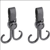 Resim Tg Tek-İş Global 2 Adet Bebek Arabası ve Bisiklet Eşya Taşıma Kancası – Motor ve Scooter Uyumlu Dayanıklı Askı Aparatı | Pratik Poşet ve Çanta Askısı Seti 