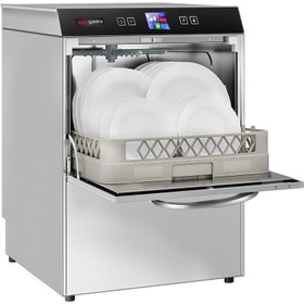 Resim Çift Cidarlı Bulaşık Makinesi - Dijital - 3,55 kW - Deterjan, Parlatıcı ve Tahliye Pompalı 