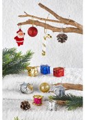 Resim Waldern Yılbaşı Çam Ağacı 12 Parça Kozalaklı Karışık Süs Paketi 