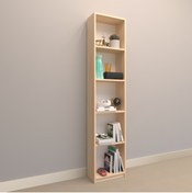 Resim RAFKESTİR Asya Suntalam Kitaplık ( 40 X 180 Cm ) Krem ( Mat ) 