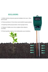 Resim Genel Markalar Toprak Nem Ph Metre Ölçer Işık Ölçer Toprak PH Düzenleyici 