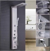 Resim Sam Banyo Fırat Masajlı Duş Paneli Krom Gri 