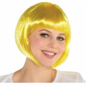 Resim Kuzgun Ticaret Sarı Renk Parti Peruğu Kısa Küt Saç 