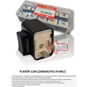 Resim Flaşör 12w Zaman/hız Ayarlı - Universal 