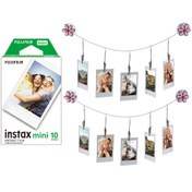 Resim Instax Tüm Mini Makineler ile Uyumlu 10'lu Film ve 10'lu Resim Askısı 