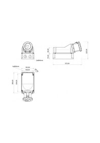 Resim Bemis Cee Norm 5x125a 380v Ip67 Eğik Duvar Prizi Pilotsuz Rs 
