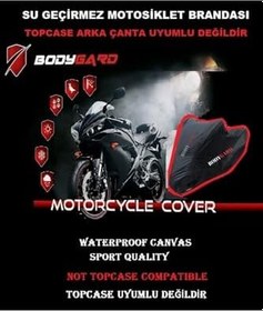 Resim BODYGARD Gilera Runner 180 Motosiklet Brandası,branda,örtü-siyah 