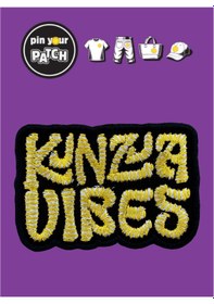 Resim Pin Your Patch Ütü İle Yapışan Yama Patch 7079 Yazı Kinza Vibes Çok Renkli 