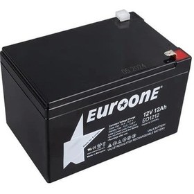 Resim Euroone Eo-1212 12 Volt - 12 Amper Bakımsız Kuru Akü 