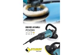 Resim Sturdy Japon Tecnologhy P-4 Profesyonel Polisaj Makinası 4200 W 180 mm 6 Kademeli Pasta Cila Uygulama 