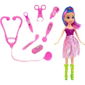 Resim Oyuncak Bebek Diş Doktorum 8 Parça 23 Cm 