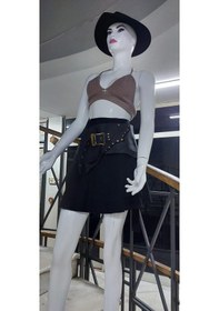 Resim Eren Style Boho Antik Tokalı Zımbalı Hakiki Deri Kemer 80 Cm-95 Cm -9265 Siyah 