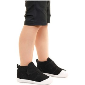 Resim Kiko Kids Winnie Cırtlı Erkek Bebek Günlük Bot Ayakkabı Siyah 