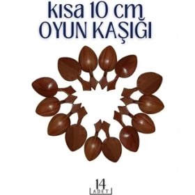 Resim Bfs Kısa Oyun Kaşığı 14 Adet 