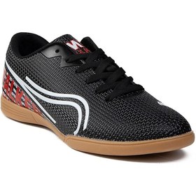 Resim orkistore Unisex Siyah Voleybol Hentbol Futsal Salon Ayakkabısı Kaymaz Kauçuk Taban Pomem Parkur Ayakkabısı 