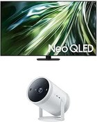 Resim Samsung QE65QN90DATXTK 65" 165 Ekran Neo QLED 4K Smart TV (2024) ve Freestyle 2. Nesil Projeksiyon Cihazı, SP-LFF3CLAX 