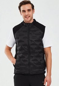 Resim M Quilted Vest Siyah Erkek Yelek 