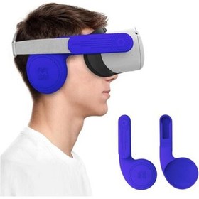 Resim AMVR Gelişmiş Silikon Kulaklık (Oculus Quest 2 Ile Uyumlu) Mavi 