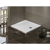 Resim Stina Ramada 100x100 Kare Slım Flat Duş Teknesi 