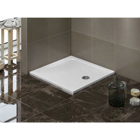 Resim Stina Ramada 100x100 Kare Slım Flat Duş Teknesi 
