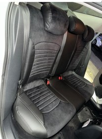 Resim Volkswagen Jetta Trendline 2011-2018 Arka Sırt 2 Parça - Oto Koltuk Kılıfı 